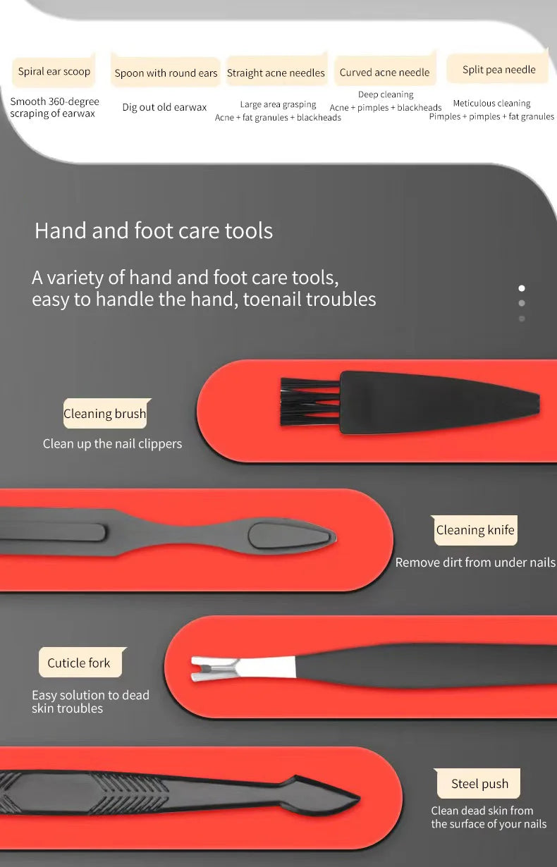 Men’s Grooming Nail Clipper Set