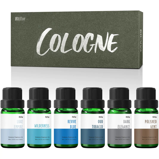 MitFlor Cologne Fragrance Oil Set – For Men (Gift Set)