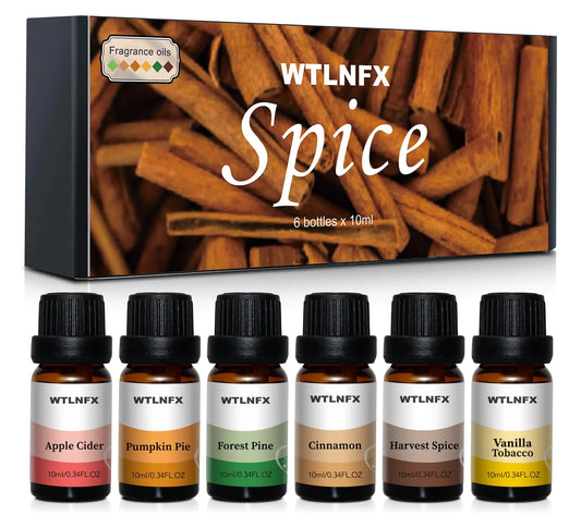 Spice Essential Oil Set – 6x10ML Fall Fragrances